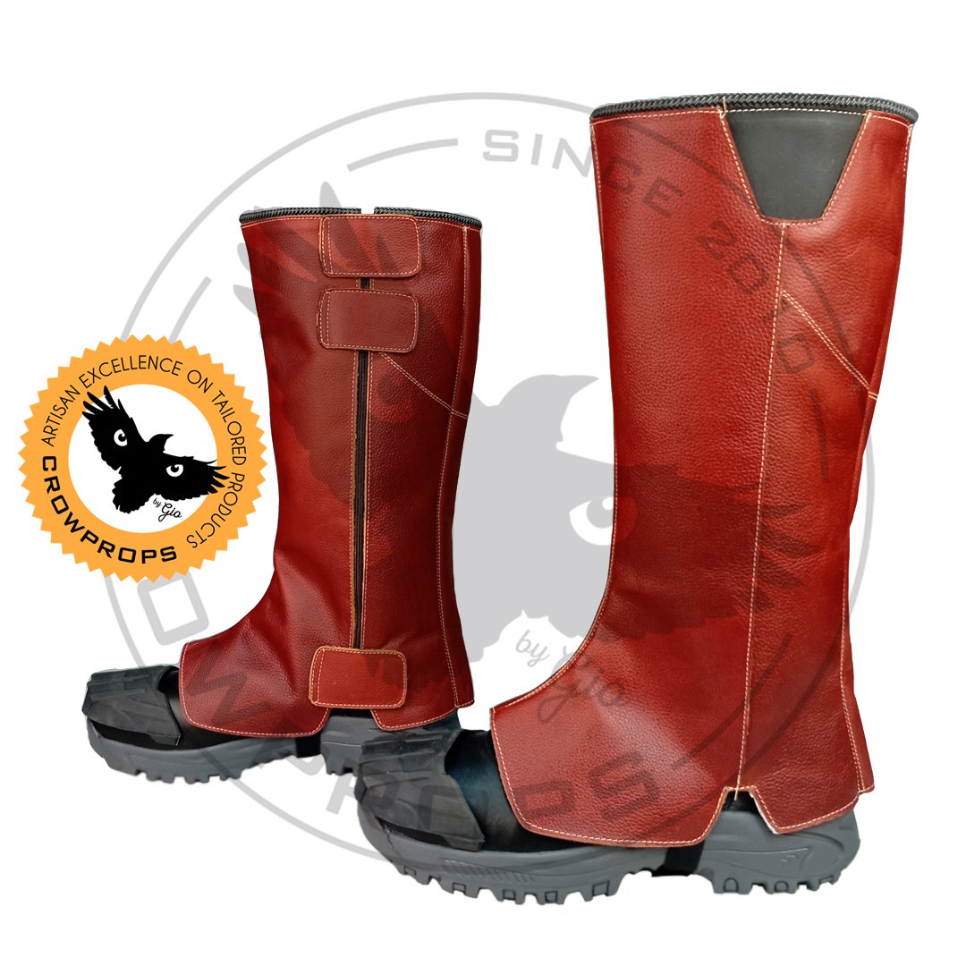 Boba Fett Long Boots, Gaiters and Toe Armor (from Book of Boba